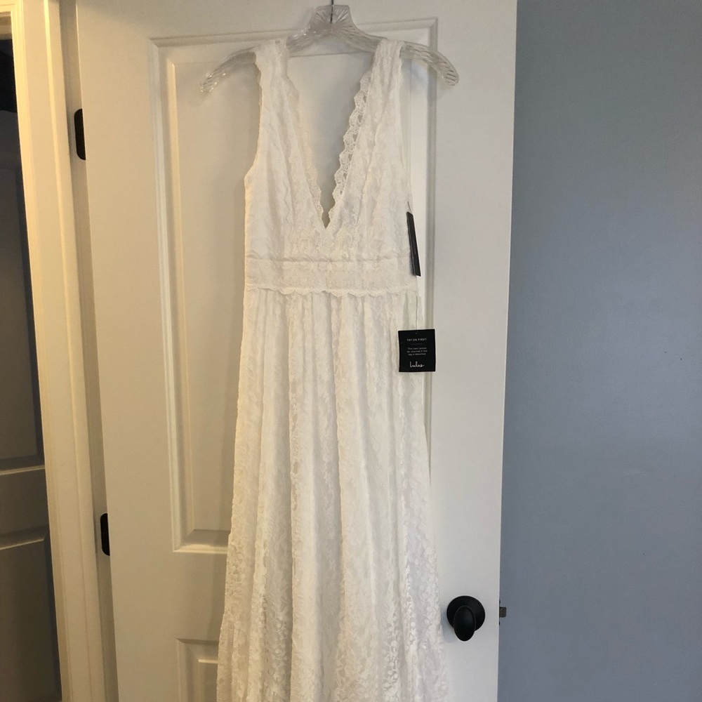 Lulus White Maxi Dress
